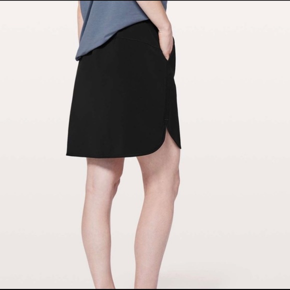 NWT Lululemon Athletica On The Fly Black Skirt 2 - Picture 3 of 10